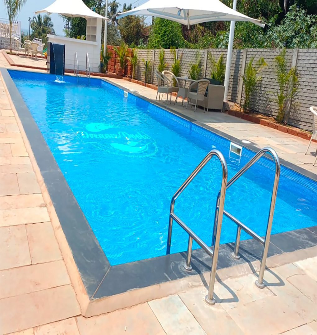 Pool contractor — Custom backyard pool
